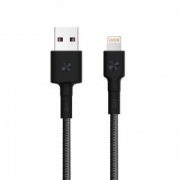 Кабель USB/Lightning ZMI MFi 150 см 3A 18W PD (AL853), черный