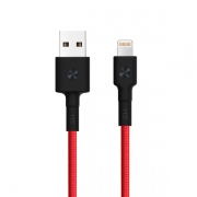 Кабель USB/Lightning ZMI MFi 150 см 3A 18W PD (AL853) красный