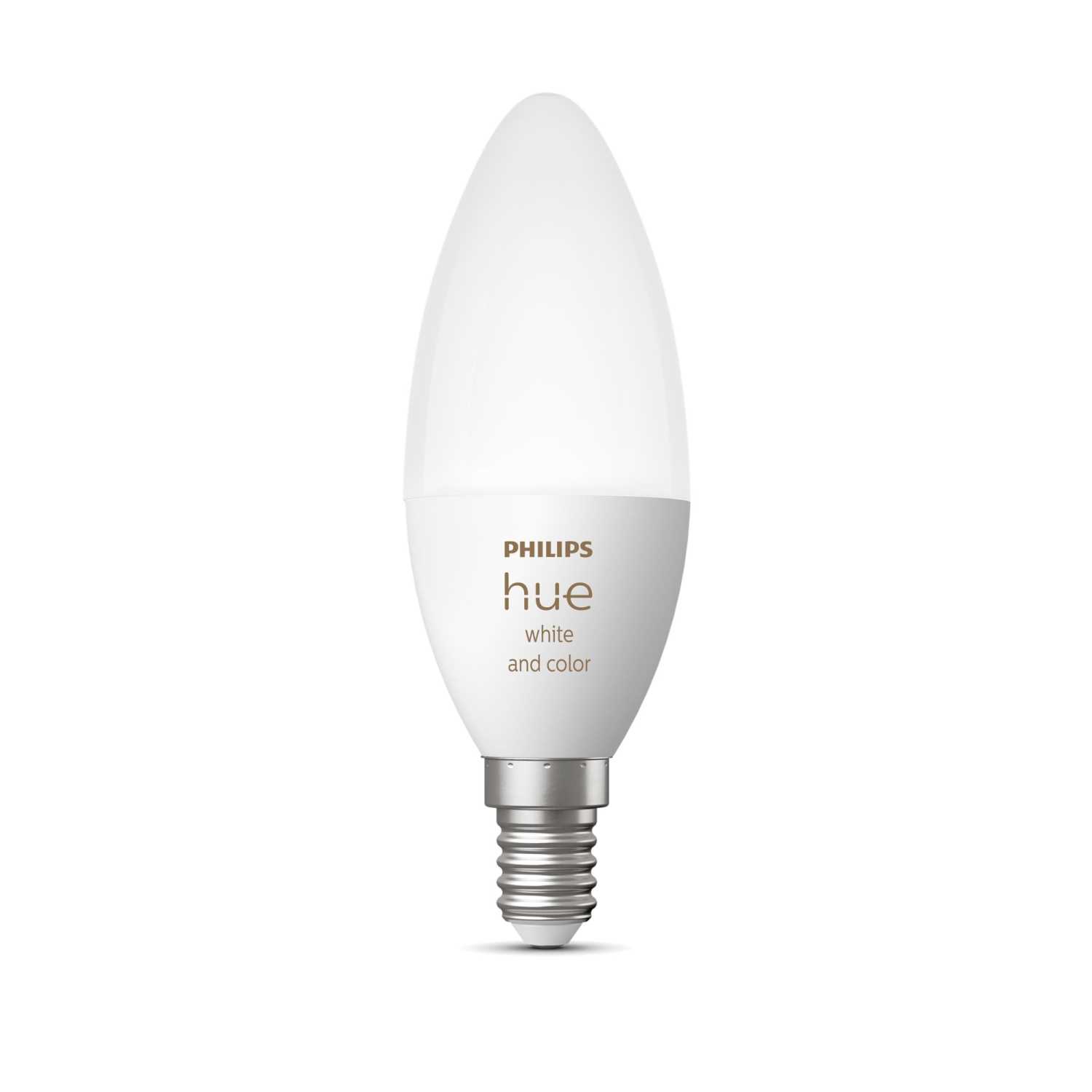 Лампа (белый и цветной свет) Philips Hue WCA 5.3W B39 E14 RUS 1p