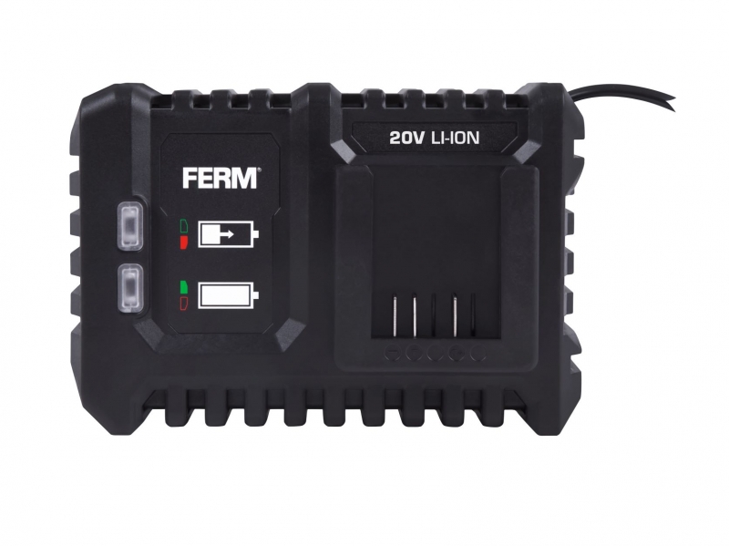 Зарядное устройство FERM CDA1170, 20В, 4 А, Quick Charger