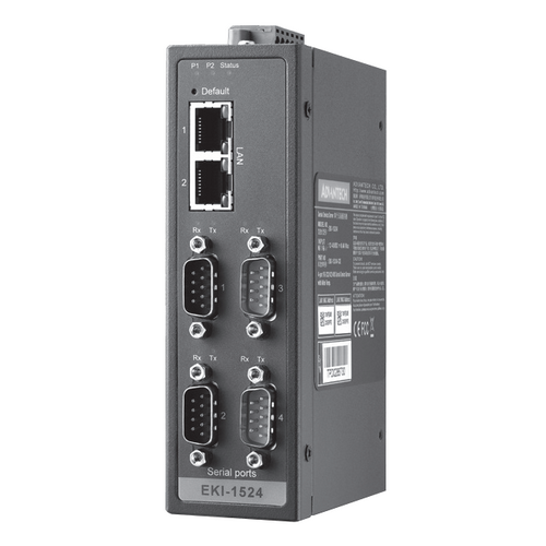 EKI-1524-CE   4-port RS-232/422/485 Serial Device Server Advantech