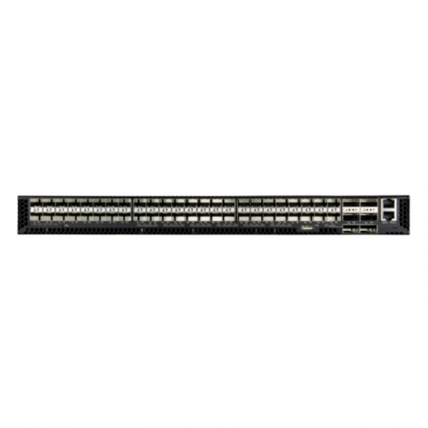 7312-54XS-O-AC-B Edge-corE AS7312-54XS, 48-Port 25G SFP28 + 6 port 100G QSFP+ uplink switch, ONIE software installer, Broadcom Tomahawk+ 1.8Tbps,Intel Atom® ProcessorC2538,dual 110-230VAC PSUs and 6 Fan Modules with power-to-port airflow, rack mount kit