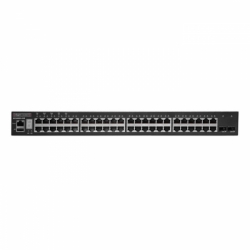 48 x GE + 2 x 10G SFP+ ports + 1 x expansion slot (for dual 10G SFP+ ports) L3 Stackable Switch, w/ 1 x RJ45 console port, 1 x USB type A storage port, RPU connector, Stack up to 4 units,PoE Budget max. 780W Edge-corE ECS4620-52P