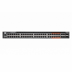 4610-54P-O-AC-Fv1 Edge-corE 48-Port GE RJ45 port w/ POE+, incl. 8 ports UPOE, 4x10G SFP+, 2 port QSFP+ by DAC or 20G QSFP+ Transceiver, Broadcom Helix 4, Dual-core ARM Cortex A9 1GHz, dual 110-230VAC 920W hot-swappable PSUs, one fixed system fan