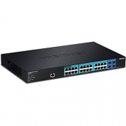 28-port Gigabit POE+ Managed Layer 2 Switch with 4 shared SFP slots TL2-PG284 RTL {3}