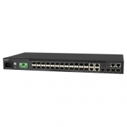ECS4120-28Fv2 Edge-corE 24 x GE SFP+ 4CG + 4 10G SFP+ ports L2+ Switch, w/ DDM for all ports , 1xRJ45 management port, Dual power supply (AC + DC) {4}