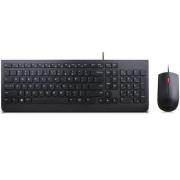 Клавиатура + мышка LENOVO USB ESSENTIAL RUS 4X30L79912, черный 