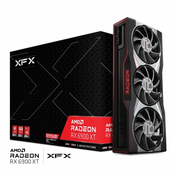 Видеокарта XFX Radeon RX 6900 XT 16Gb (RX-69XTMAQFD), OEM