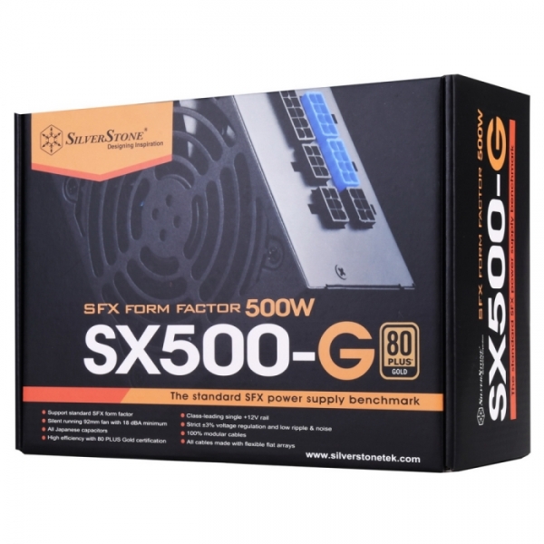 Блок питания SilverStone SX500-G v1.1 SFX Gold 500W