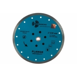 Диск алмазный отрезной Турбо с фланцем Grand hot press (230 мм; М14) TRIO-DIAMOND FHQ456