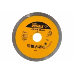 Диск алмазный сплошной (110х20 мм) для плиткореза DWC 410 DEWALT DT 3715