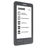 Электронная книга Digma K2 6", темно-серый