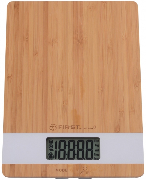 Весы кухонные FIRST FA-6410/белый, коричневый