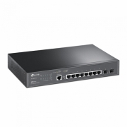 TL-SG3210 JetStream управляемый коммутатор уровня 2+ на 8 гигабитных портов и 2 гигабитных uplink-порта,8 портов RJ-45 10/100/1000 Мбит/с,2 гигабитных SFP-слота,консольные порты: 1 порт RJ-45 + 1 Micro-USB,функции L2/L2+,возможность монтажа в стойку(0063