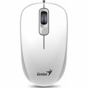 Мышь Genius DX-110 White [31010116102] белая, оптическая, 1000dpi, 3 кнопки, USB кабель 1.5м (251484)