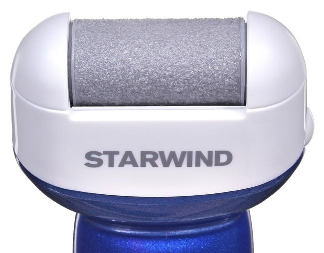 Пилка роликовая Starwind SFB2101 насадок:2шт белый/розовый