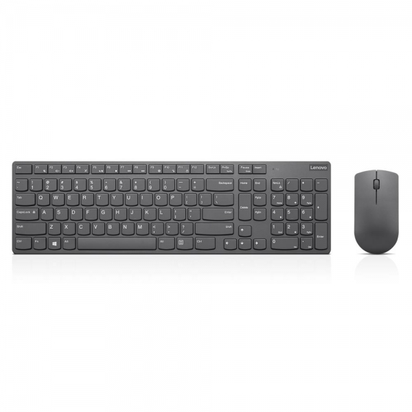 Беспроводная клавиатура/мышь LENOVO PROFES. RUS 4X30T25796, серый