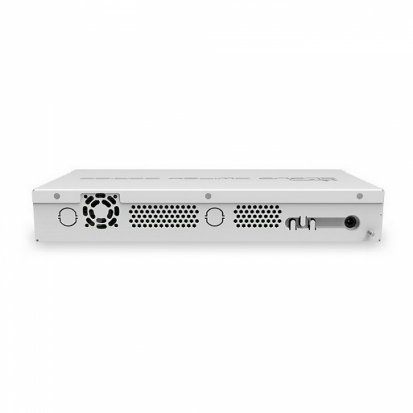 CRS326-24G-2S+IN with 800 MHz CPU, 512MB RAM, 24xGigabit LAN, 2xSFP+ cages, RouterOS L5 or SwitchOS (dual boot), desktop case, PSU, (006462)