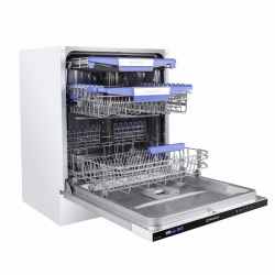 Посудомоечная бытовая машина MAUNFELD MLP-12I/ Полноразмерная,  Встраиваемая ПММ 60см, 14 комплектов, 9 программ, сенсорное управление с LED индикацией, 