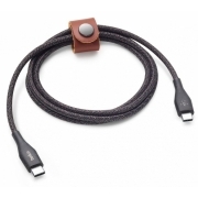 Кабель Belkin BOOST CHARGE USB-C to USB-C Cable +Strap F8J241DS04-BLK USB Type-C USB Type-C (m) 1.2м черный