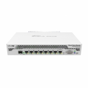 CCR1009-7G-1C-PC Router 19" Rack Mount. Ethernet 7x 10/100/1000 1x SFP/RJ45. Serial. PoE. micrUSB, RTL {5} (001894)