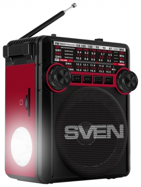 Радиоприемник SVEN SRP-355, красный 