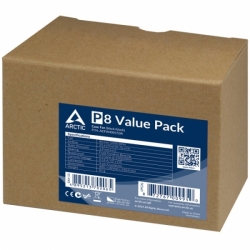 Вентиляторы для корпуса ARCTIC P8 Value Pack, черные, 5 шт. (ACFAN00153A)