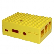 RA185   Корпус ACD Yellow ABS Plastic Building Block case for Raspberry Pi 3 B (CBPIBLOX-YEL) (494408)