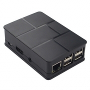 RA186   Корпус ACD Black ABS Plastic Case Brick style w/ Camera cable hole for Raspberry Pi 3 B (RASP1787) (494422)
