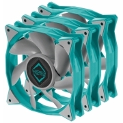 Вентиляторы для корпуса Iceberg Thermal IceGALE Xtra 120mm, бирюзовые, 3 шт. (IceGALEXtra120mmTEAL3P)