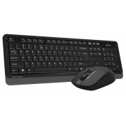 Клавиатура + мышь A4Tech Fstyler FG1012, черный/серый