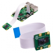 Raspberry Pi   Камера Camera Module v2 Retail,    Sony IMX219 8-megapixel sensor, Supports 1080p30, 720p60 and VGA90 video modes, Cable 15 cm, Compatible with Raspberry Pi 1, 2, and 3 (RASP2036)(913-2664) (370240)