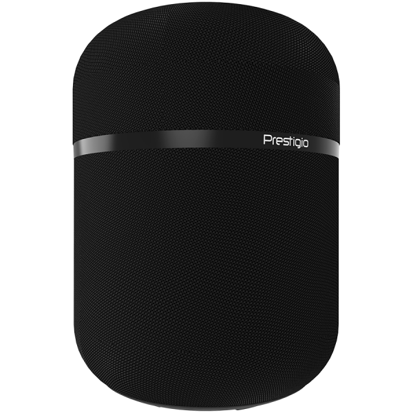 Prestigio Superior, portable speaker with output power 60W, BT5.0, TWS, NFC, 360° surround, built-in battery 12000 mAh (up to 10 hour battery life), hands free speakerphone support, touch control panel with backlight, USB charging port, black color.