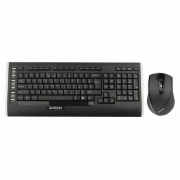 Клавиатура + мышь A4Tech 9300F клав:черный мышь:черный USB беспроводная Multimedia (877435)