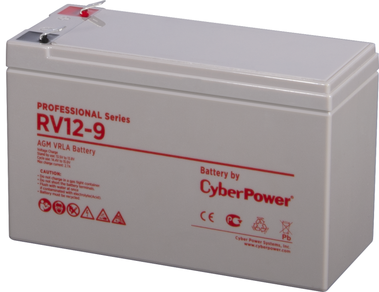 Battery CyberPower Professional series RV 12-9 / 12V 9 Ah