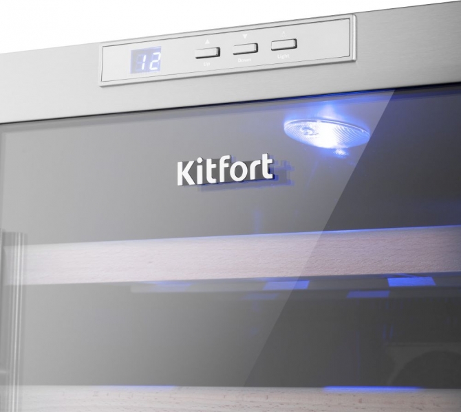 Винный шкаф Kitfort КТ-2410 черный 