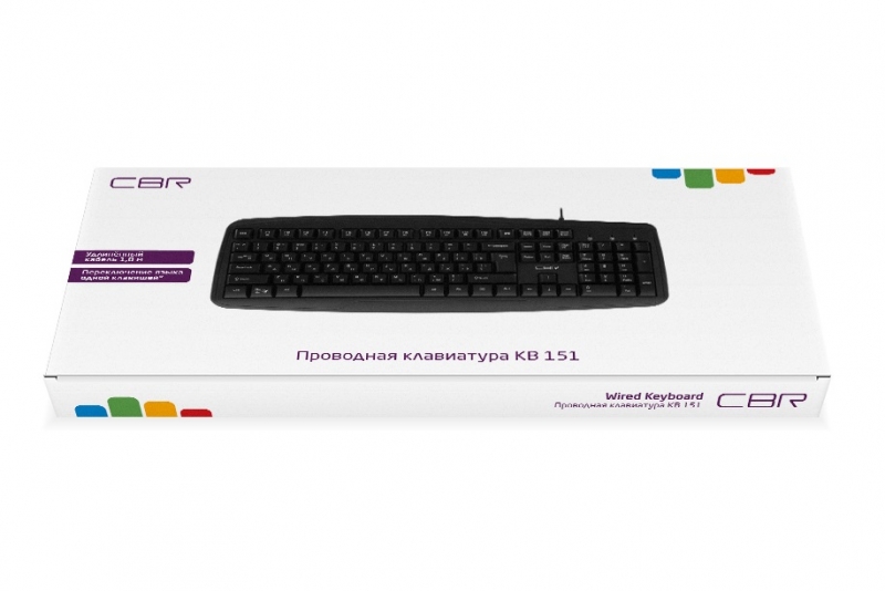 Клавиатура CBR KB 151, черная