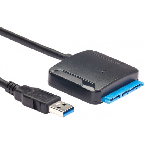 Кабель-адаптер VCOM USB3.0 ---SATA III 2.5/3,5"+SSD, CU816