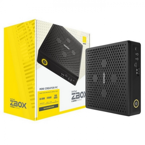 ZBOX-EN072070S-BE NVIDIA RTX2070 SUPER, Intel i7-10750H, 2x DDR4 SODIMM slots, M2 SSD slot, 2.5