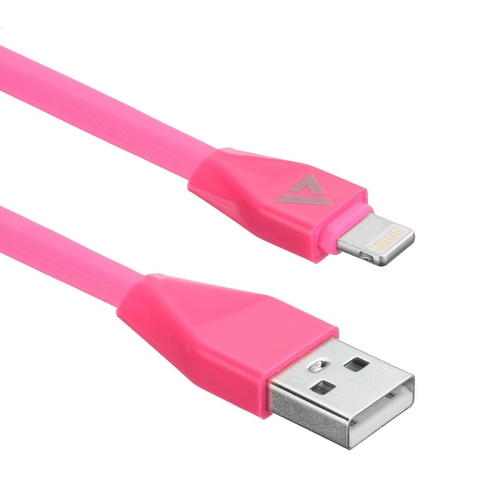 USB кабель ACD-Life Lightning ~ USB-A TPE, 1м, маджента (ACD-U920-P5M)