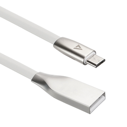 USB кабель ACD-Infinity MicroUSB ~ USB-A TPE, 1.2м, белый (ACD-U922-M1W)