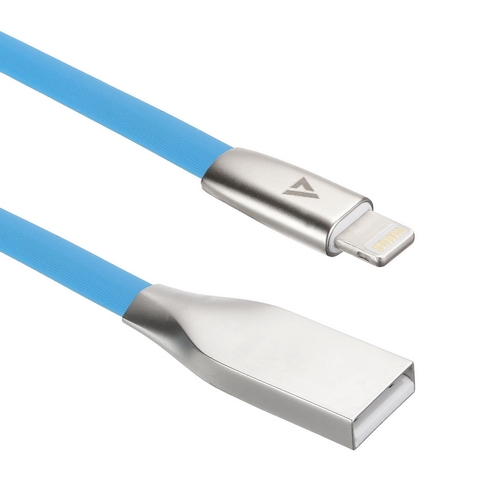 USB кабель ACD-Infinity Lightning ~ USB-A TPE, 1.2м, синий (ACD-U922-P5L)