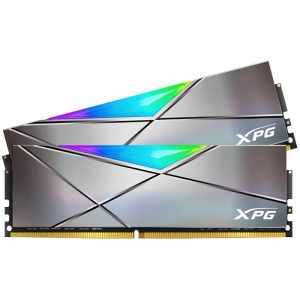 Оперативная память ADATA XPG SPECTRIX D50 Xtreme Gunmetal RGB Grey DDR4 16Gb (2x8Gb) 4800MHz (AX4U48008G19K-DGM50X)
