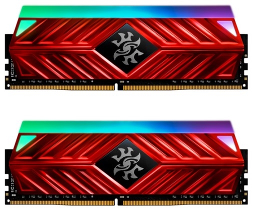 Оперативная память ADATA XPG SPECTRIX D41 RGB Red DDR4 16Gb (2x8Gb) 3600MHz (AX4U36008G18I-DR41)