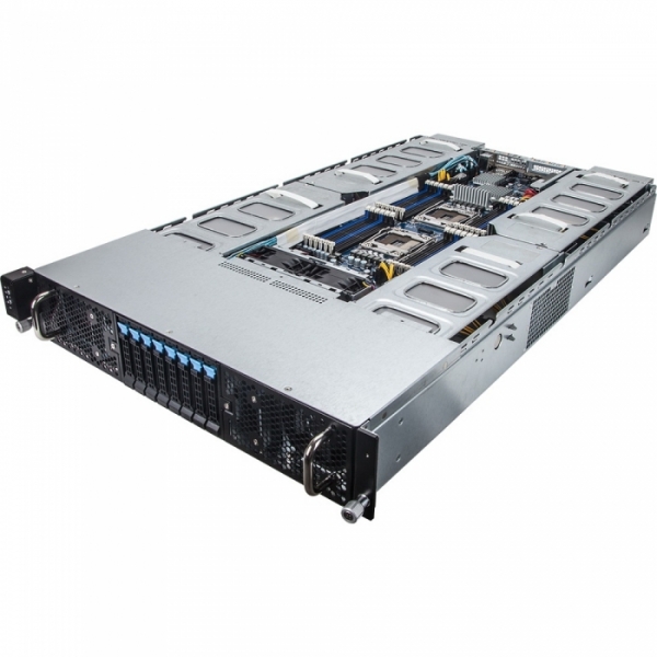 G250-G52(w/o PSU) 2U HPC Server - 8 x GPGPU Card Slots 2x E5-2600v4, 24 x RDIMM ECC DDR4 slots, 2 x GbE LAN ports (Intel® I350-AM2), 8 x 2.5