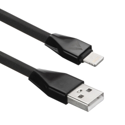 USB кабель ACD-Life Lightning ~ USB-A TPE, 1м, черный (ACD-U920-P5B)