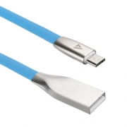 USB кабель ACD-Infinity MicroUSB ~ USB-A TPE, 1.2м, синий (ACD-U922-M1L)