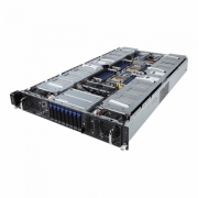 G291-2G0 (rev. 100) 2U 16x Single Slot GPU (Tesla T4 only), Dual Intel® Xeon® Scalable, 24x RDIMM/LRDIMM DDR4, 2x 10Gb/s BASE-T (i550-AM), Aspeed AST2500, 8x 2.5" NVMe/SATA HS HDD/SSD, 2xPCIe Gen3 x16 LPHL, 2x2200W