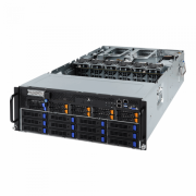 G481-HA0 (rev. 200) HPC Server - 4U 10 x GPU Dual Root Server  / 6-Channel RDIMM/LRDIMM DDR4, 24 x DIMMs /3 x 80 PLUS Platinum 2200W redundant PSU / 2 x 10Gb/s BASE-T LAN ports (Intel® X550-AT2)