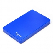 Внешний корпус 2.5" Gembird EE2-U2S-40P-B, синий, USB 2.0, SATA, пластик Gembird {100} (205540)